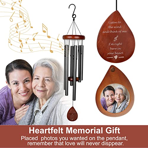 Wind Chimes For Outside - Memorial Wind Chimes For Loss Of Loved One, Memorial Gifts Sympathy Gift In Memory Of Loved One, 32" Wooden Sympathy Wind Chimes For Patio Garden Decor #TOP2