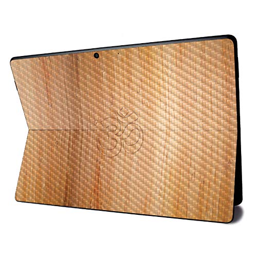 Image of MightySkins Carbon Fiber Skin for Microsoft Surface Pro X - Bamboo Ohm | Textured Carbon Fiber Finish | Easy to Apply, Remove, and Change Styles | Made in The USA