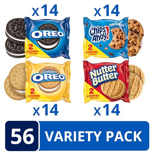 image for NABISCO OREO Original, OREO Golden, CHIPS AHOY! & Nutter Butter Cookie