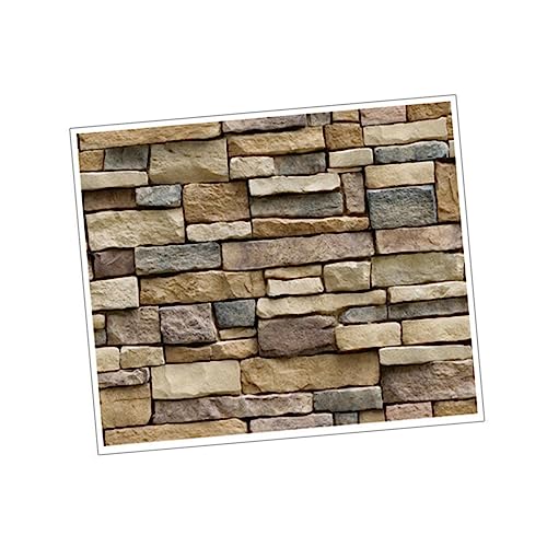 Vaguelly Carta Da Parati Adesiva Da Parete 3d Effetto Mattone in Pvc Ecologico 45x100cm Per Soggiorno Camera Studio Decorazione Murale Resistente Agli Agenti Atmosferici