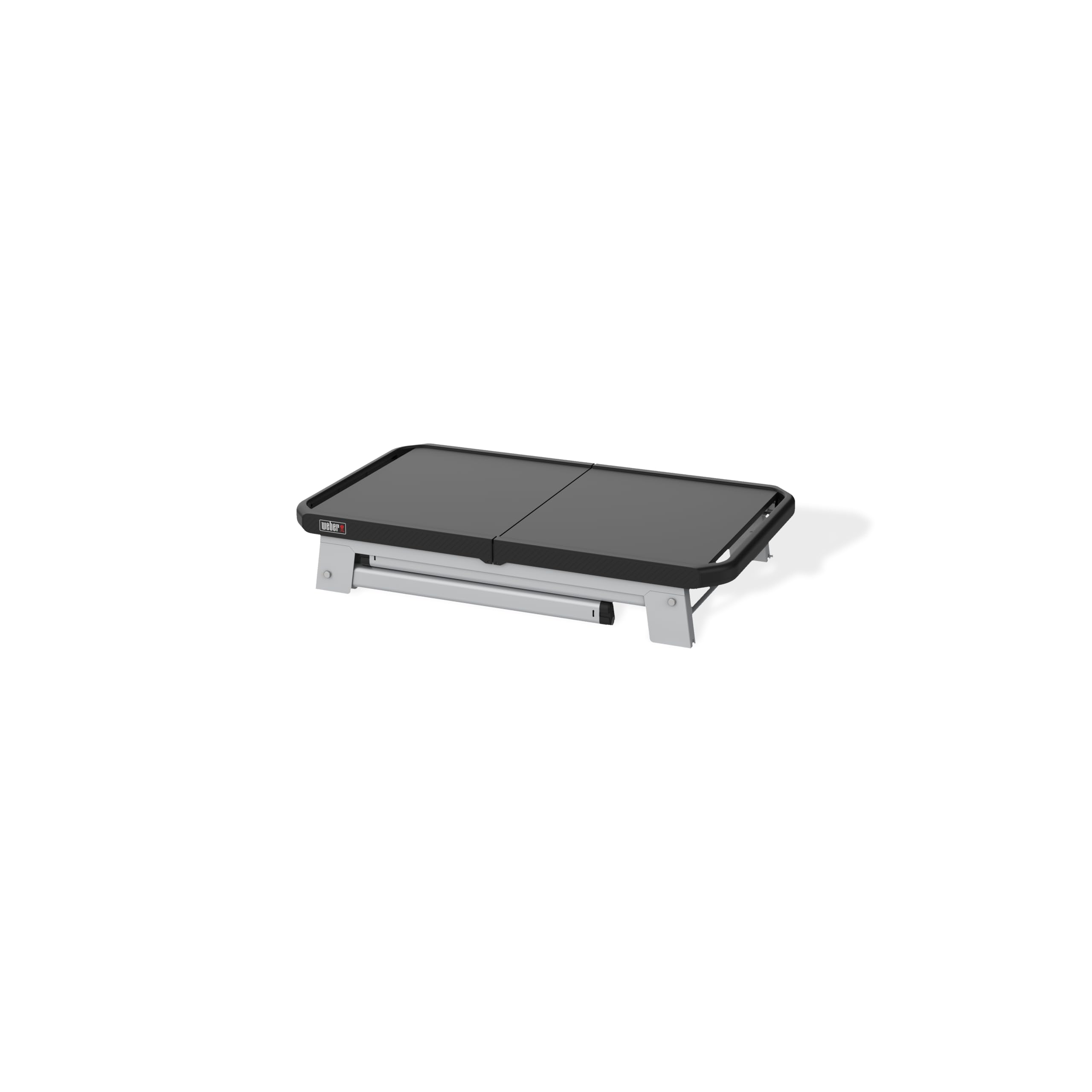 Weber Stand extensible universelle pour barbecue et plancha / pour les barbecues Lumin, Q, Pulse et les planchas portables Slate, 75,5 x 168 x 56,5 cm