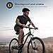 visnfa New Bike Phone Mount with Stainless Steel Clamp Arms Anti Shake and Stable 360° Rotation Bike Accessories/Bike Phone Holder for Any Smartphones GPS Other Devices Between 4 and 7 inches