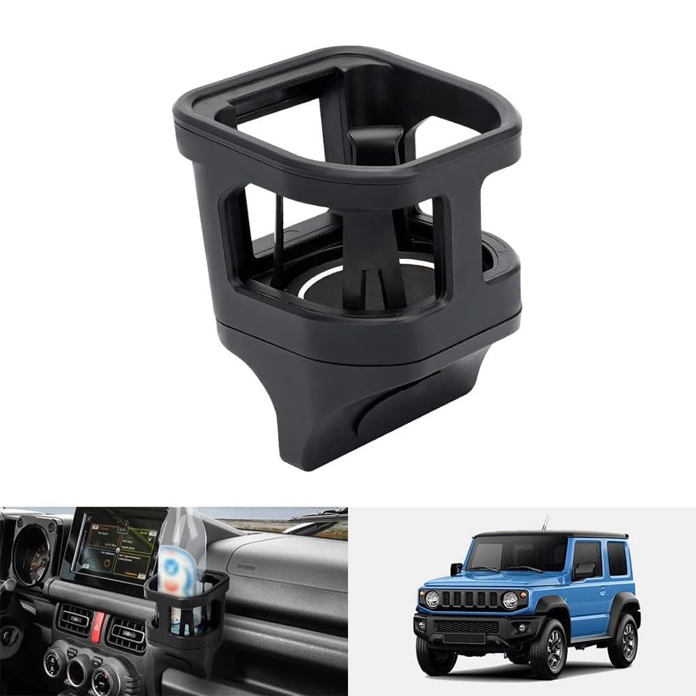 Uchwyt na napoje do Suzuki jimny JB64 JB74 2019-2024, wielofunkcyjny uchwyt na butelki, uchwyt na butelki Car Phone Holder (styl C)