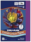 Tru-Ray Heavyweight Construction Paper, Magenta, 9