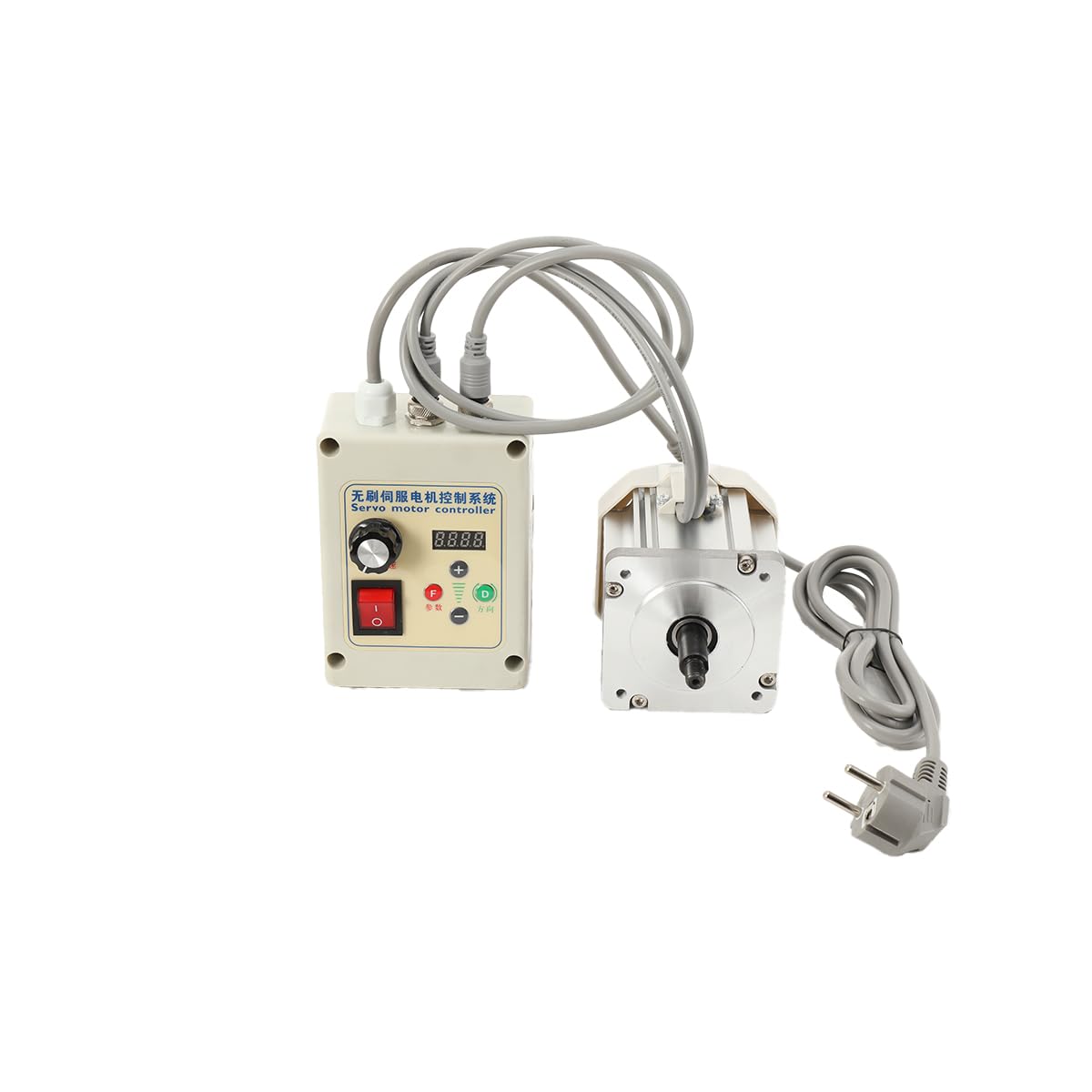 220V 1200W Bürstenloser Servomotor Satz mit Controller für Holzbearbeitung Drehmaschine, Geschwindigkeit Einstellbar 200 bis 5000U/min 5N.M