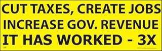 Cut Taxes Worked 3X-Magnet