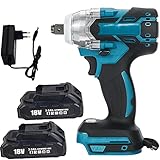 --Effizienter bürstenloser BL-Motor: Der BL-Motor eliminiert Kohlebürsten, sodass dieser Fahrer kühler und effizienter arbeiten und den Energieverbrauch der Batterie für eine um bis zu 50% längere Laufzeit pro Ladung optimieren kann.