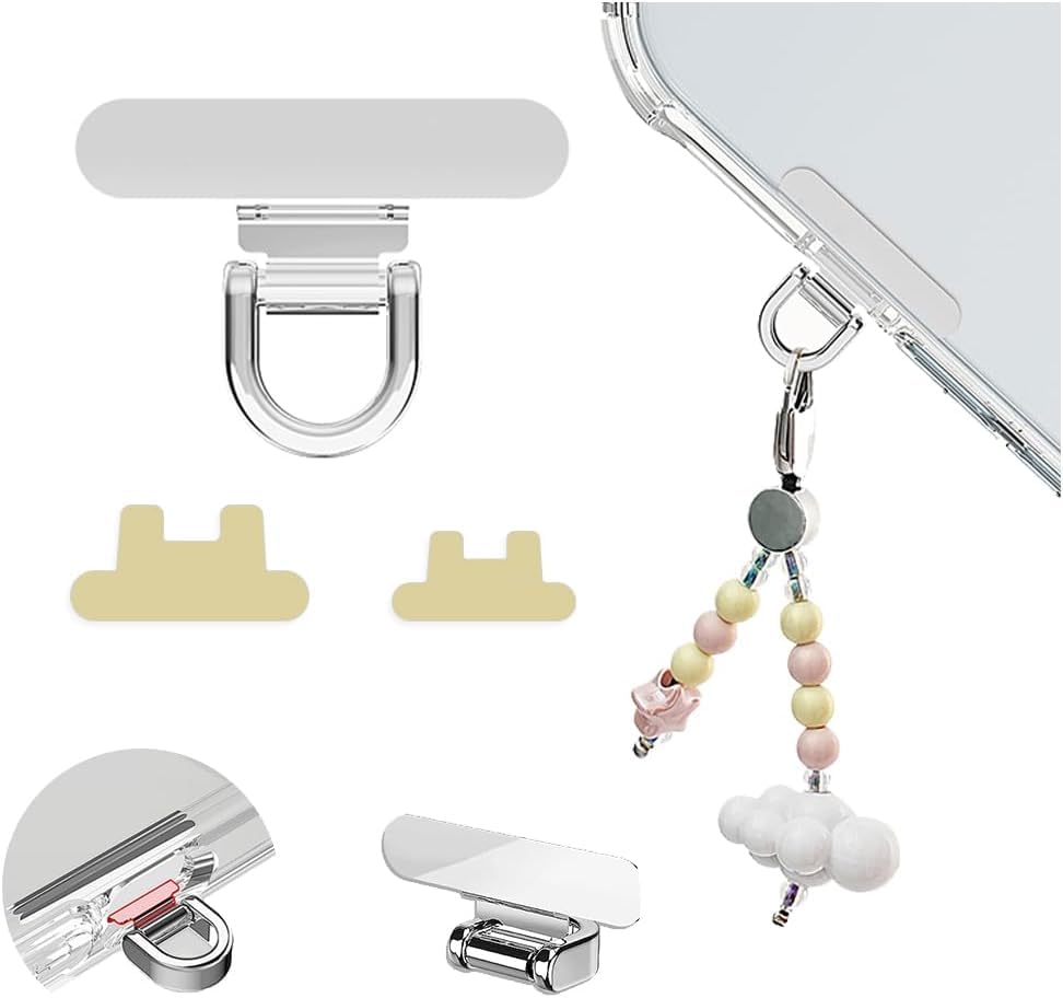 Phone Tether Tab,Bending 0.2mm Ultra-thin Stainless Steel Phone Metal Patch G - 第 17/68 張圖片