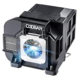COOBAN ELPLP75 /V13H010L75 Replacement Projector Lamp Bulb with Housing for Epson PowerLite 1945W /PowerLite 1940W 1965 1960, EB-1960 EB-1945W EB-1940W EB-1950 EB-1955 EB-1965 H471B H472 H474B