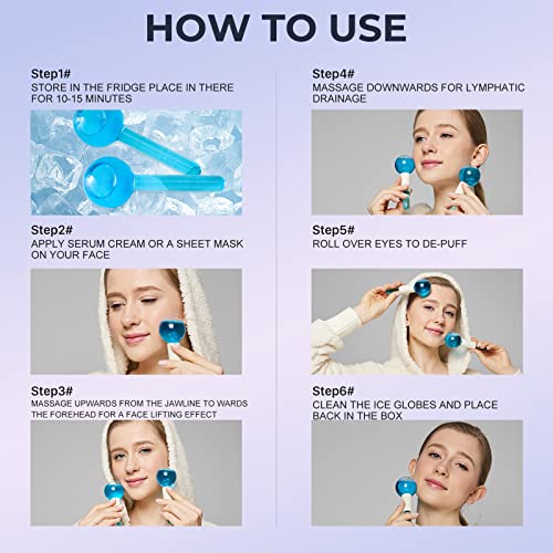 image for YAYU Ice Globes, Cooling Globes, Facial Tools Ice Hockey for Daily Bea