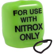 JCS Dive Tank Vinyl Yoke Valve Cap Protector, Nitrox Green