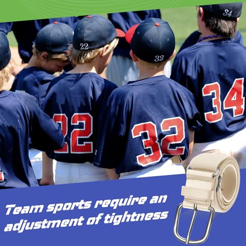 Image of Hercicy 12 Pcs Baseball Belts Softball Belts Bulk for Adult and Youth Adjustable