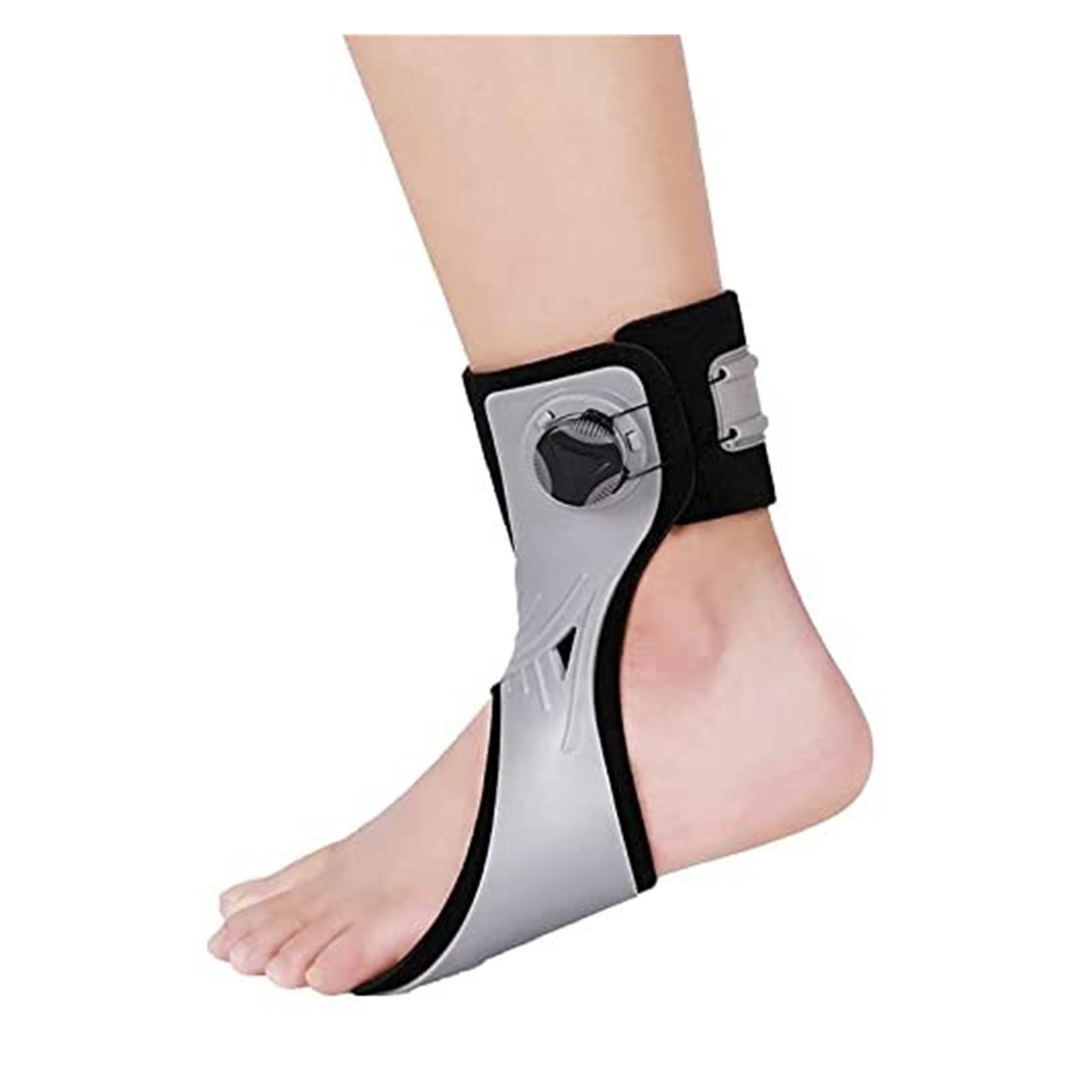 Soporte de pie ajustable para soporte para caminar, estabilizador ligero de tobillo para pie caído, fascitis plantar, alivio del tendón de Aquiles, ajuste cómodo