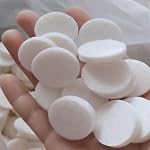 30Pcs Voiture Air Plaquettes de rechange à l'évent, 16mm Comprimés de recharge non parfumés pour voiture Air Clips de fraicheur, Car Diffuser Recharge Pads Feutres Huile Essentielle Diffuseur Pads de coton