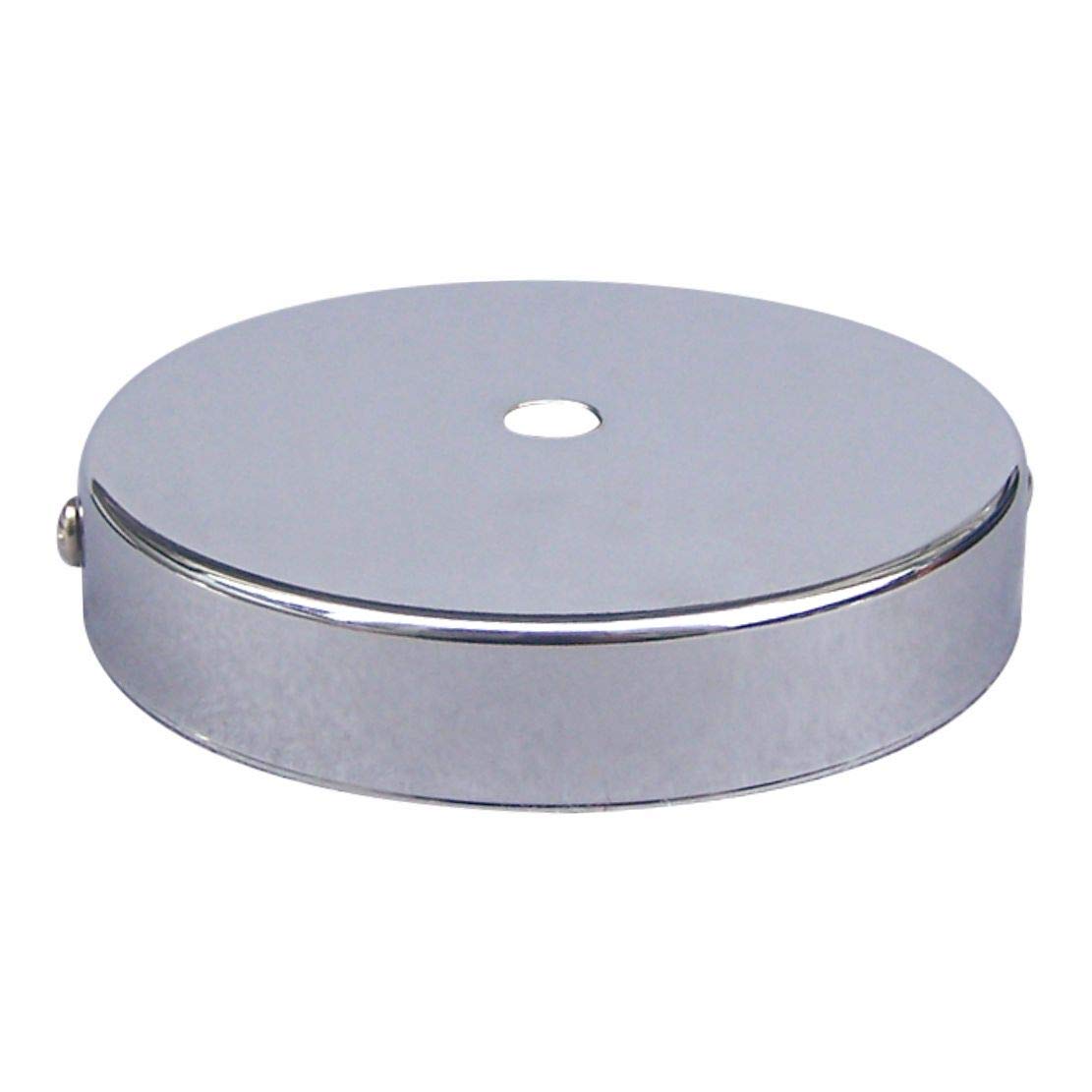 KCO Lighting Canopy Kit Ceiling Plate Lighting Fittings Round Chassis Mount Plates Holder for Chandelier Hanging Light (Chrome)