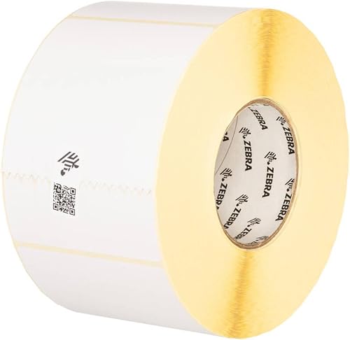 Zebra 1432 Labels, C-76 mm, Box Of 4, 2580 Labels, C-25 mm, Box Of 8