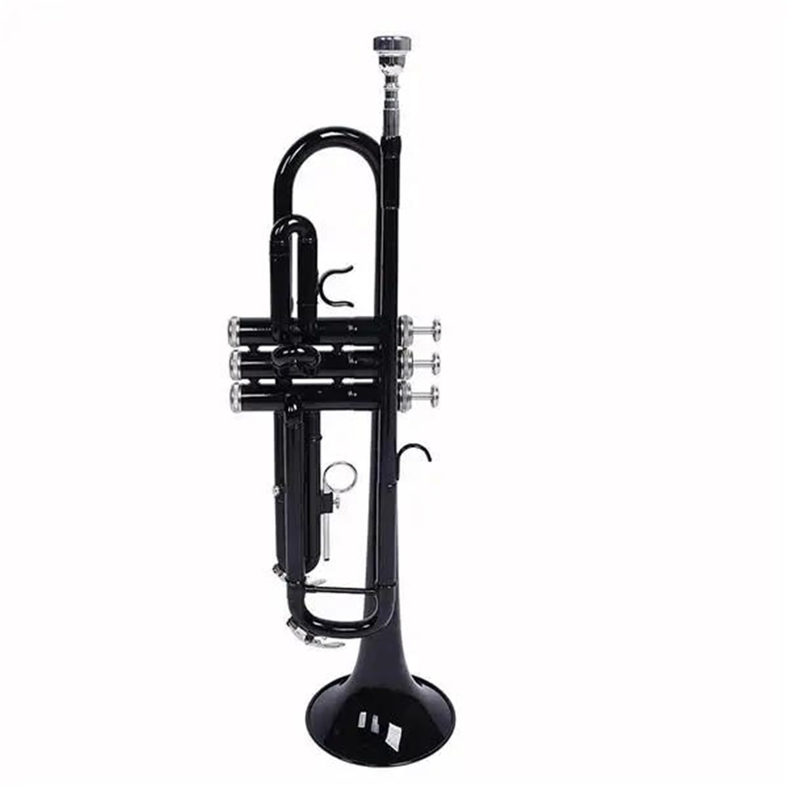 Trąbka Trąbka Niklowana Instrument Dla Początkujących Kolor Czarny Gra Na Płaskim Paśmie B