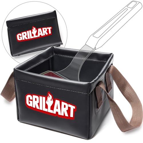 GRILLART Grill Brush Bristle Free, Soak Basin, Perfect Partner for SteamWizards Grill Brush (Only Soak Basin No Grill Brush)