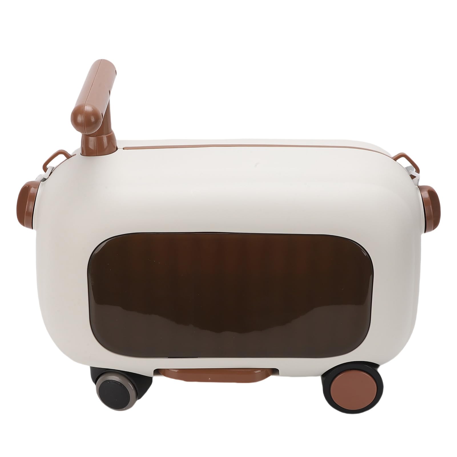 Generic Dziecięcy bagaż do Jazdy Walizka dla Malucha o Dużej Pojemności, Solidna, Bezpieczna Torba Podróżna, ładowność 25 Kg dla Dzieci (BROWN)