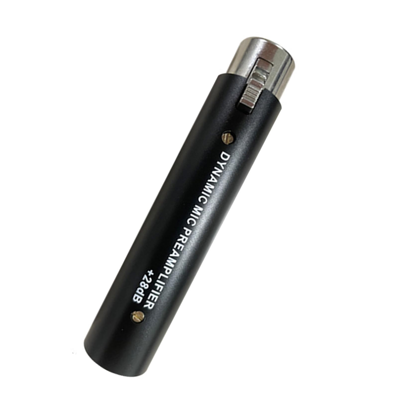 PTILSERY HD1 Portable Microphone Amplifier Dynamic Mic Preamplifier 20Hz-20KHz Frequency with 28dB Increase 135Ω Impedance