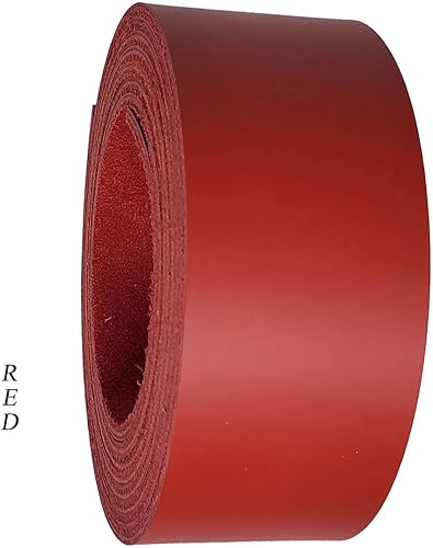 Miniatura 8 de Tiras de piel de 1,25 pulgadas de largo  6-7 oz (0.094-0.110in) Latigo tiras de cuero ideal para cinturones, collares, artesanía de cuero  Fabricado