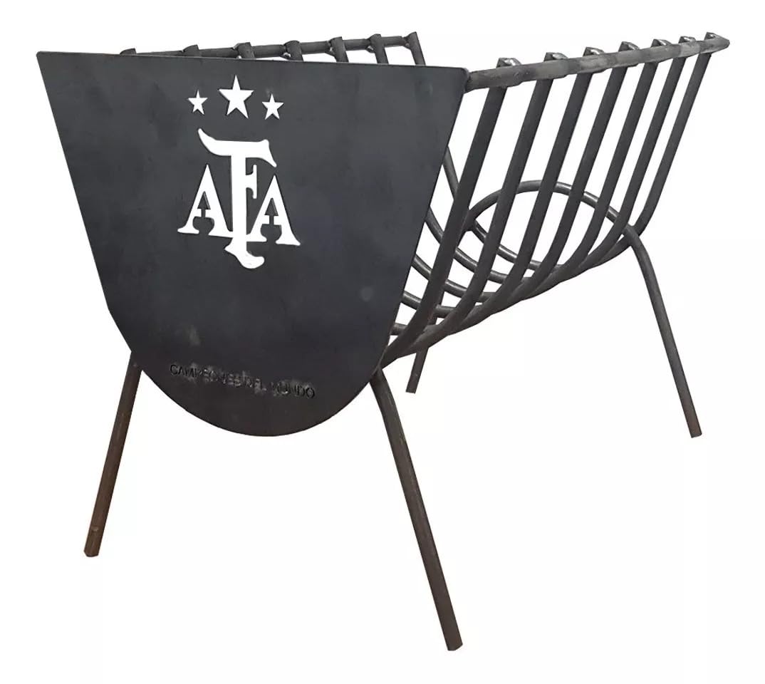 AFA Argentinian Brazier - Official Outdoor Grill With 8 Iron Rods For Even Cooking