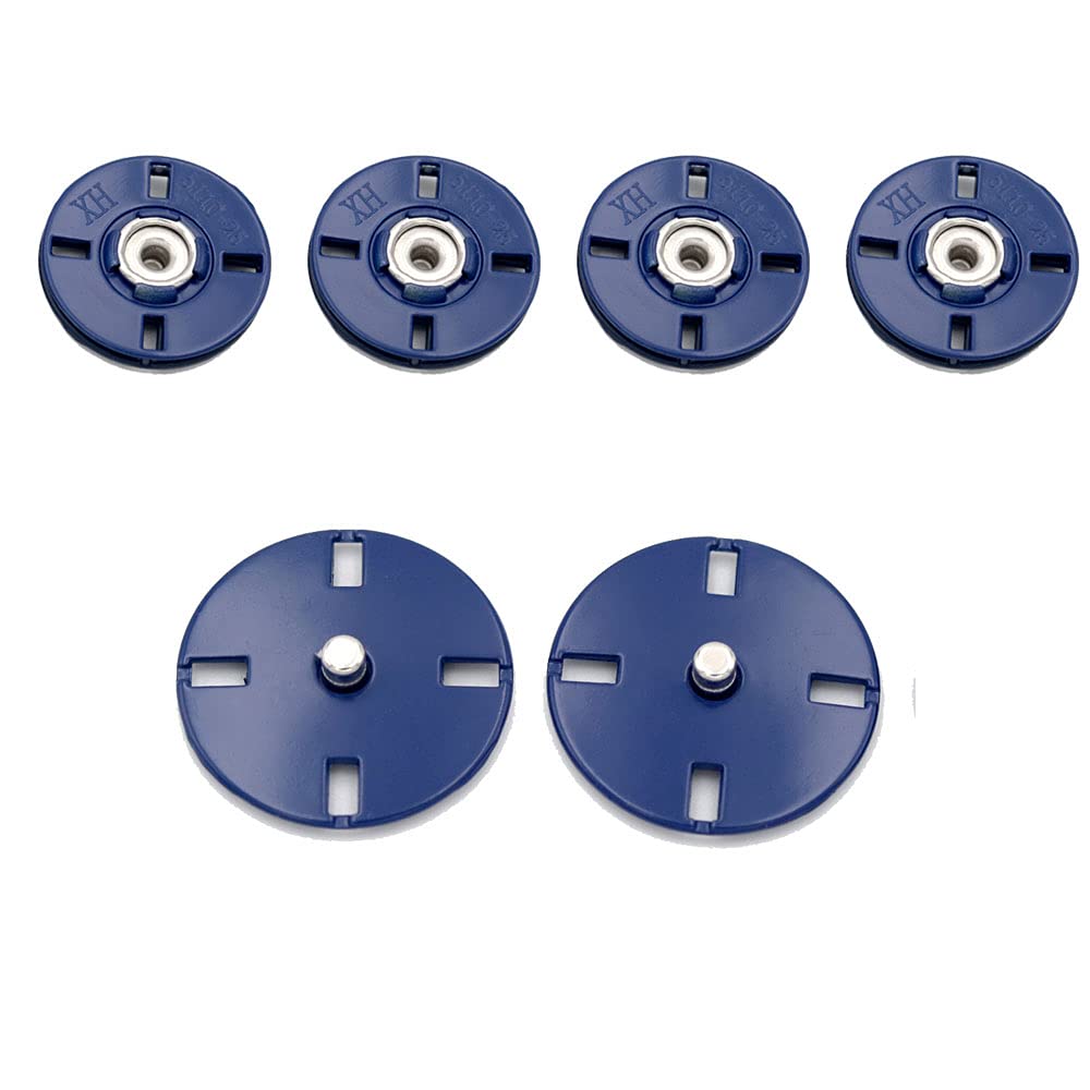 5Pcs/Set Snap Buttons Metal Buckle Buttons Invisible Buckle for Coat Clothing Sewing Accessories