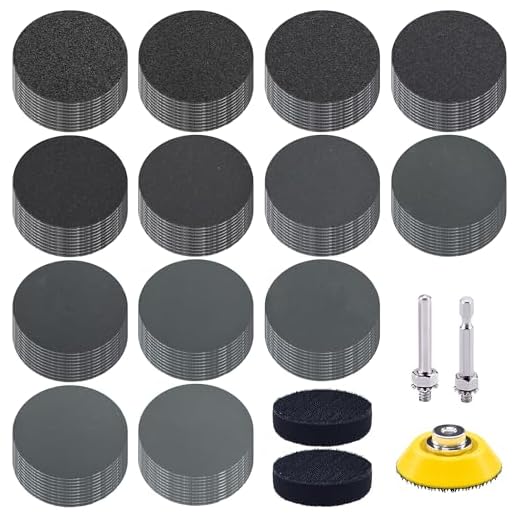 SIQUK 130 Pcs Sanding Pads Set