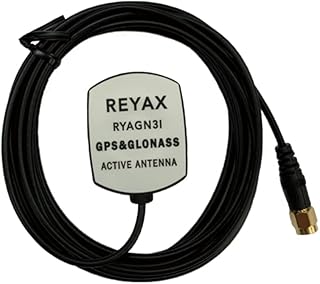 RYAGN3I Vehicle Waterproof Active GPS Glonass Navigation Antenna with SMA Male Connector Module Truck Marine Boat GPS Tracker Locator Real Time Tracking