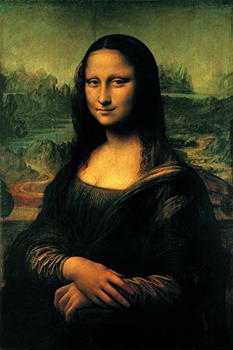 Leonardo da Vinci Gioconda impresión en offset en papel estucado gr.300 (cartón) 60 x 90 cm cod.31109 Promo en curso de esta página.