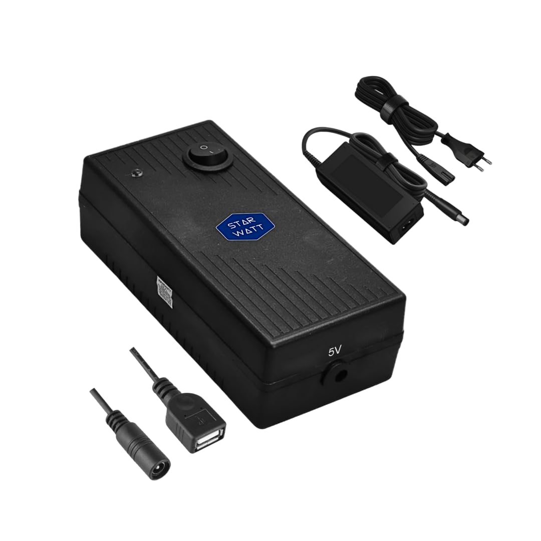 5V 6A Mini UPS Pro with Power Adapter | 10+ Hours Backup* | 6X 2600 mAh Battery | Supports All 5V Upto 6Amps for Raspberry Pi 5, Wi-Fi Routers, IoT Devices, Cameras, Biometric-picture-19