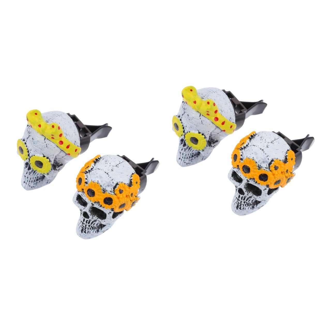 GLEAVI 4sets Clip Fantasma Per Auto Decorazioni Per Ventilazione Con Profumo Accessori Per Interni Auto Elegante e Resistente Per Coprire Odori Sgradevoli