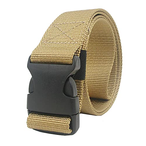 Hebilla De Liberación Rápida Militar Pantalones Cinturón Ejército Táctico Lona Correas Negro Reino Unido, caqui