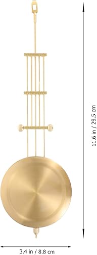 Miniatura 8 de Yardwe Mecanismo de movimiento de reloj de péndulo de repuesto de piezas de repuesto, kit de reloj de piezas de reloj para reparación de reloj de