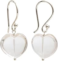 Vista 109 de Gempires Natural Heart Crystals Earring, Heart Gemstone, Energy Healing Crystals, Birthday, Gift for Her, Gemstone Jewelry Yaxaite