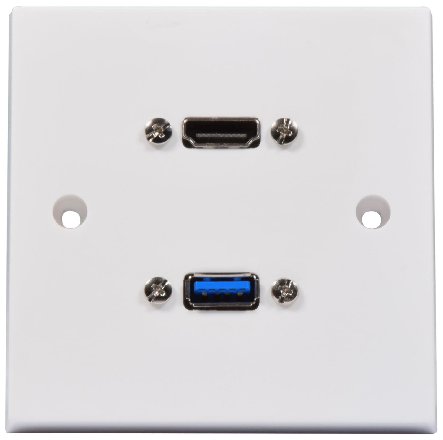 AV Link | Multimedia Wallplate with 8K HDMI and USB 3.0 Sockets