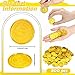 Hanaive 800 Pcs Plastic Pirate Coins Gold Treasure Spanish Doubloon Fake St. Patricks Toy Coin for Kids Board Games Pirate Party Cosplay Teachers Classroom Reward (Gold, Classic)