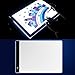 Produktbild LED Leuchttisch, InGoo A4 Leuchtkasten Leuchtplatte Zeichenbrett Lichttisch Pad LED Licht Tracer Artcraft Leuchtbrett USB Kabel Tatoo, Aniamtion, Zeichnen, Skizzierung, Planung, Stencilling(A4)