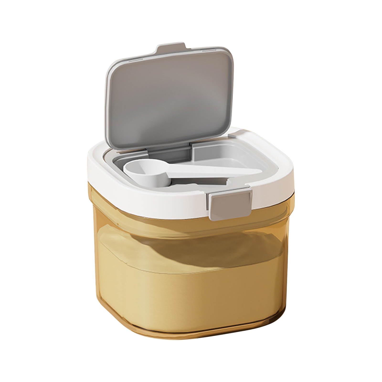 800ml Airtight Food Storage Container, Stackable Kitchen for Coffee Snacks & Dry Goods with Leakproof Lid Kitchen Dry Snacks Container
