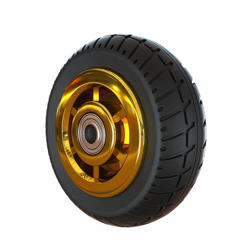 Roulette robuste caoutchouc AVIMYA anti-vibration pour remorque industrielle