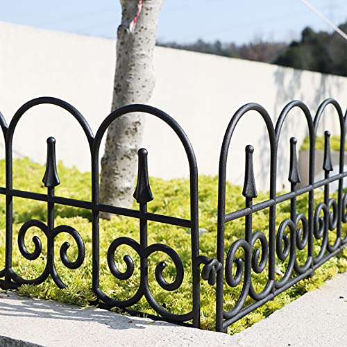 Garden Fence, 10 Pack Decorative No Dig Fencing 20Ft (L) X 20In (H) Rustproof Landscape Folding Fence Panel Border Decor Picket Flower Edging For Outdoor Patio Yard Landscape #TOP4