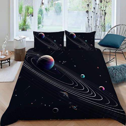 Housse de couette 3D zippée 200x200cm pour en finir avec la couette qui glisse