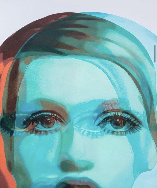 Amazon.co.jp: 葉山禎治 サイン入り シルクスクリーン DOUBLE TWIGGY 