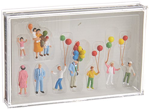 Preiser 24659 vendeurs de ballons 1/87 : donnez enfin de la vie et de la couleur à votre ville HO