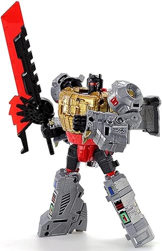 Miniatura 6 de Transformer Toys Autobot Power of The Primes Series Grimlock Dinobot Dinosaur Faction Figura de acción versión KO