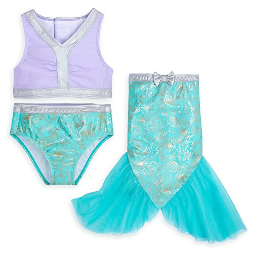 Disney Ariel Adaptive Swim Set For Girls – The Little Mermaid Xs (4) Multicolored #TOP17