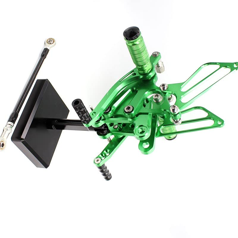Commandes reculées Ninja ZX6R anti-glisse pour résoudre le manque de grip sur piste