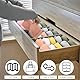 QIANCSJ 2 Stück Aufbewahrungsboxen für Unterwäsche 7 Zellen Faltbare Schublade Organizer zum Aufbewahren von BH und Socken Organizer Box