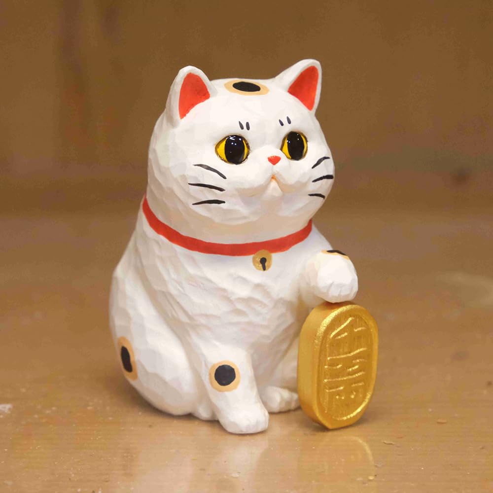 食玩招き猫フィギュア 12体セット 樹脂製 食玩招き猫フィギュア 12体セット 樹脂製