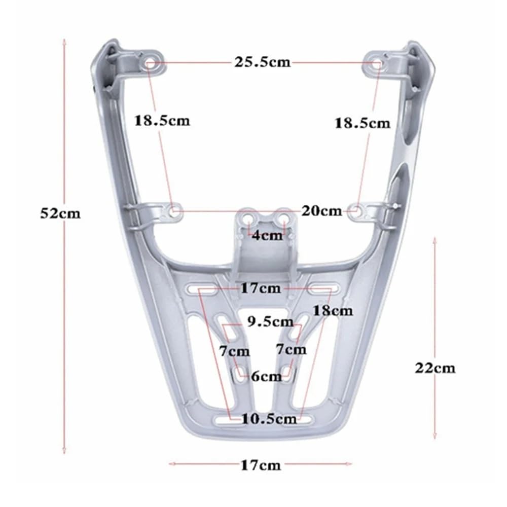 Gepäckträger Unterstützung Regal Motorradzubehör Gepäckträger Für NIU N1S/NQi/NQi Für Sport Für NQIGTS